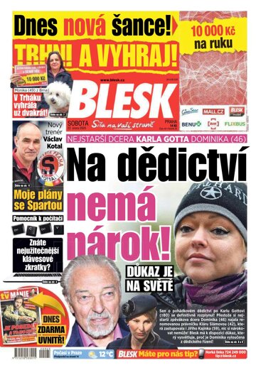 Obálka e-magazínu Blesk 22.2.2020