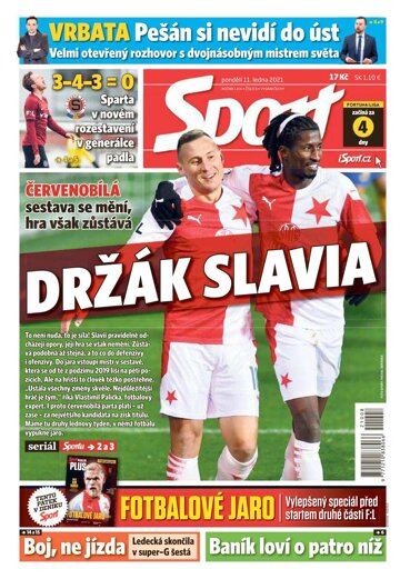 Obálka e-magazínu Sport 11.1.2021