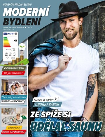 Obálka e-magazínu Příloha Blesk Moderní Bydlení - 3.11.2021