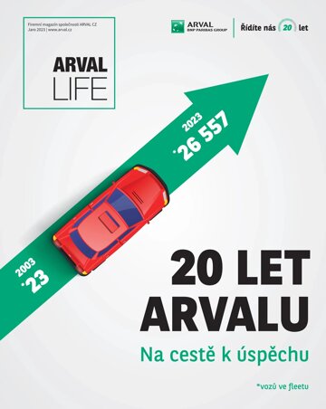 Obálka e-magazínu ARVAL LIFE jaro 2023