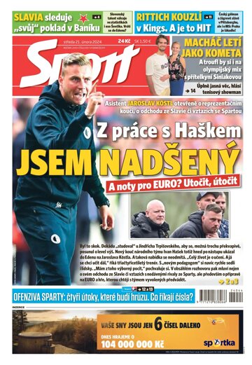 Obálka e-magazínu Sport 21.2.2024