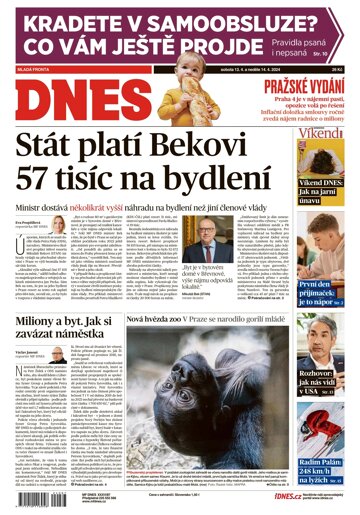 Obálka e-magazínu MF Dnes 13.4.2024