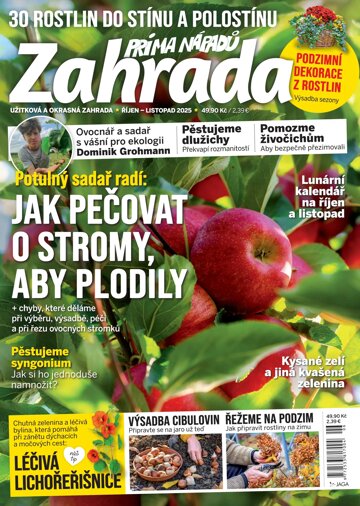 Obálka e-magazínu Zahrada prima nápadů 10-11/2025