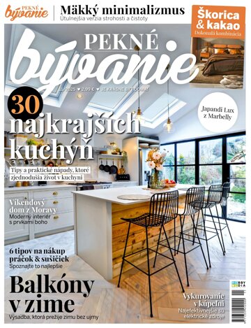 Obálka e-magazínu Pekné bývanie 11/2025