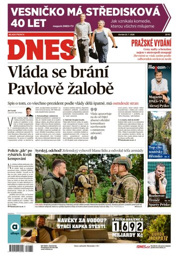 Obálka e-magazínu MF Dnes 23.7.2026
