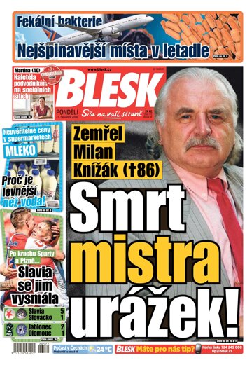 Obálka e-magazínu Blesk 27.7.2026