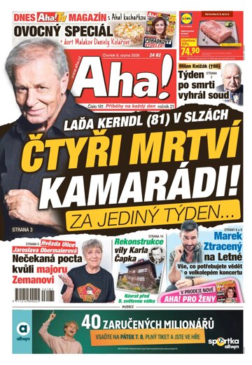 Obálka e-magazínu AHA! 6.8.2026
