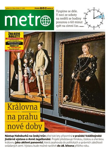 Obálka e-magazínu deník METRO 23.10.2026