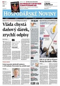 Obálka e-magazínu Hospodářské noviny 062 - 28.3.2013