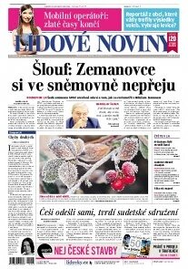 Obálka e-magazínu Lidové noviny 26.9.2013