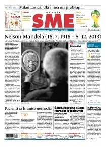 Obálka e-magazínu SME 7.12.2013