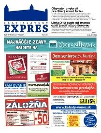Obálka e-magazínu Bratislavský EXPRES (2/2014)