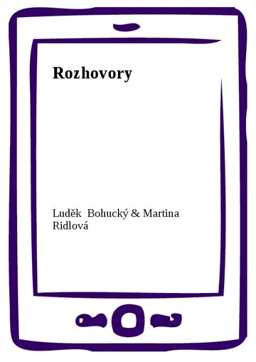 Obálka knihy Rozhovory