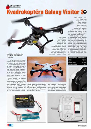 Obálka e-magazínu Kvadrokoptéra Galaxy Visitor 3