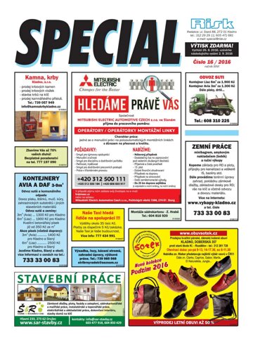 Obálka e-magazínu Special 16/2016