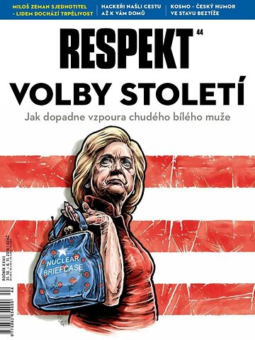 Obálka e-magazínu Respekt 44/2016