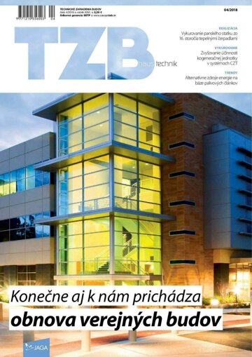 Obálka e-magazínu TZB HAUSTECHNIK 4/2018
