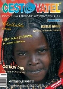 Obálka e-magazínu Cestovateľ 8/2012