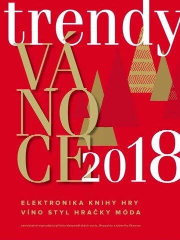 Obálka e-magazínu Ekonom 49 - 6.12.2018 příloha Trendy Vánoce