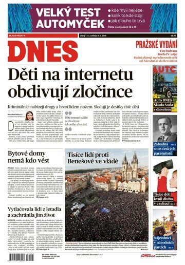 Obálka e-magazínu MF Dnes 7.5.2019