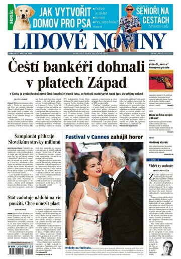 Obálka e-magazínu Lidové noviny 15.5.2019