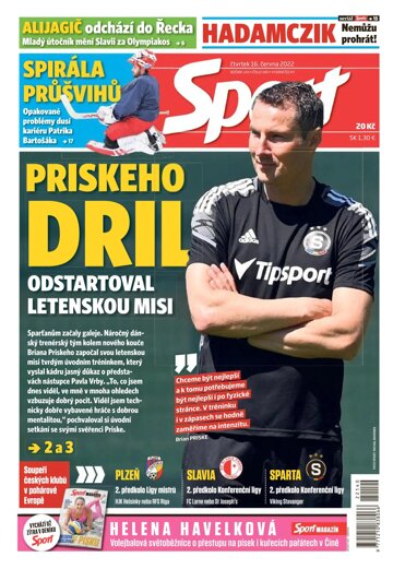 Obálka e-magazínu Sport 16.6.2022