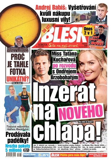 Obálka e-magazínu Blesk 13.8.2022