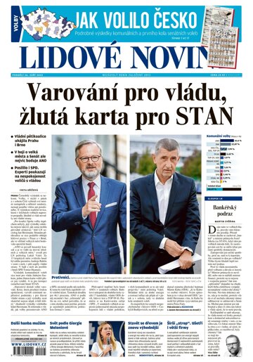 Obálka e-magazínu Lidové noviny 26.9.2022