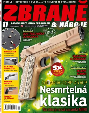 Obálka e-magazínu Zbraně & náboje 11/16