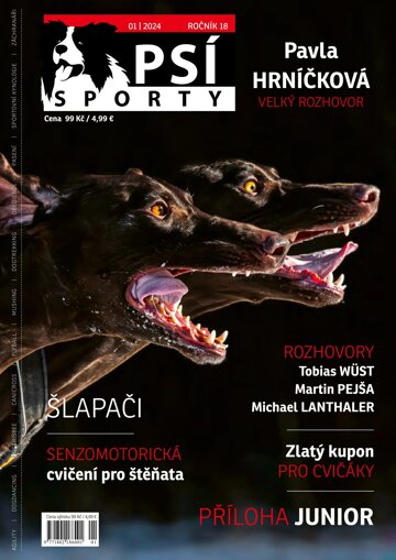 Obálka e-magazínu Psí sporty 1/2024