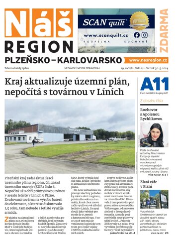 Obálka e-magazínu Náš Region - Plzeňsko 22/2024