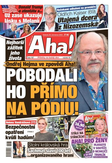 Obálka e-magazínu AHA! 20.7.2024