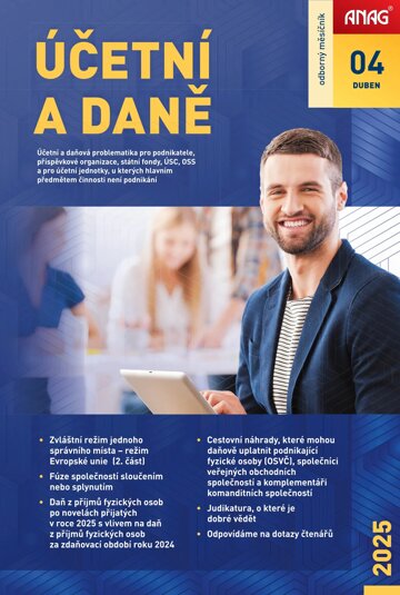 Obálka e-magazínu Účetní a Daně 4/2025