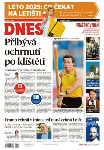Obálka e-magazínu MF Dnes 25.6.2025
