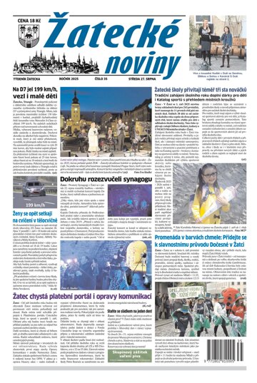 Obálka e-magazínu Žatecké noviny 35/25