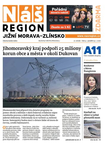 Obálka e-magazínu Náš Region - Jižní Morava/Zlínsko 4/2026