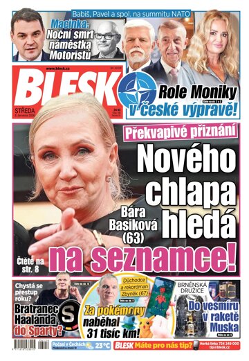 Obálka e-magazínu Blesk 8.7.2026