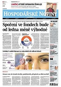 Obálka e-magazínu Hospodářské noviny 26.9.2013