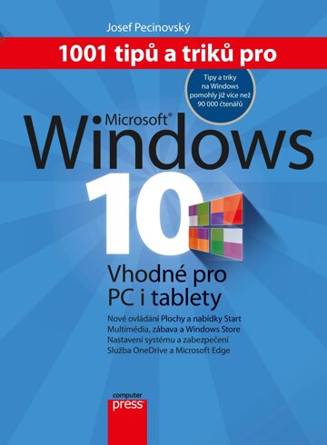 Obálka knihy 1001 tipů a triků pro Microsoft Windows 10