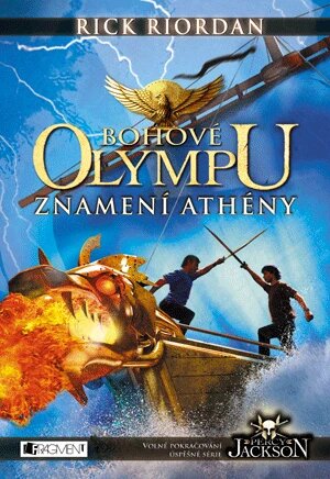 Obálka knihy Bohové Olympu – Znamení Athény