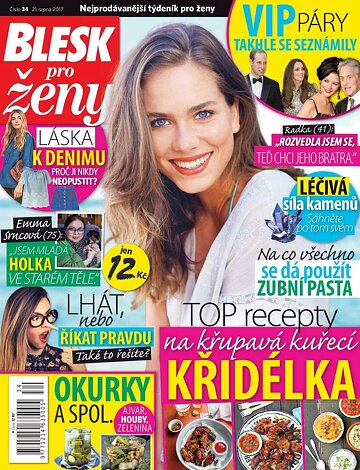 Obálka e-magazínu Blesk pro ženy 21.8.2017