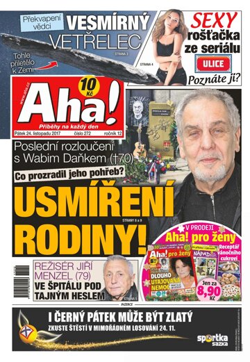 Obálka e-magazínu AHA! 24.11.2017