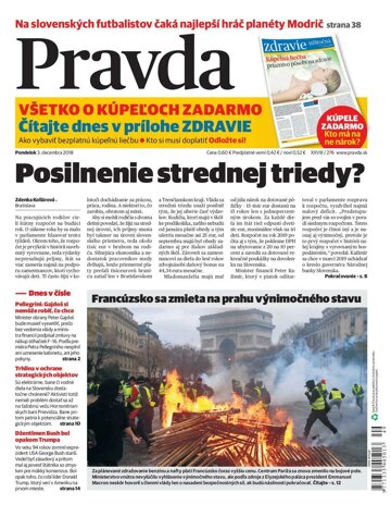 Obálka e-magazínu Pravda 3.12.2018
