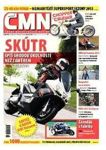 Obálka e-magazínu ČESKÉ MOTOCYKLOVÉ NOVINY 38/2012