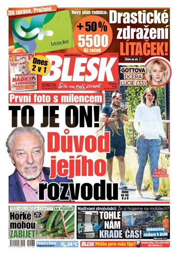 Obálka e-magazínu Blesk 18.7.2020