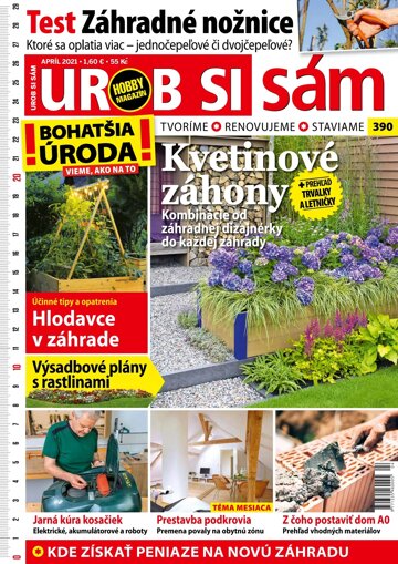 Obálka e-magazínu Urob si sám 4/2021