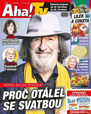 Obálka e-magazínu Příloha AHA! s TV magazínem - 21.7.2022