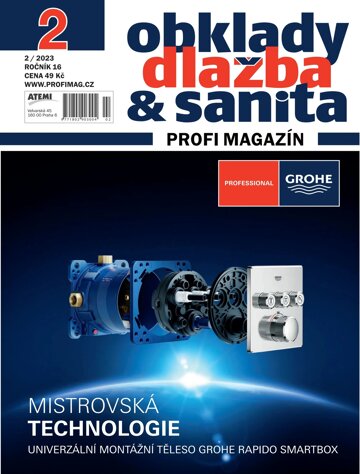 Obálka e-magazínu Obklady, dlažba & sanita 2/2023