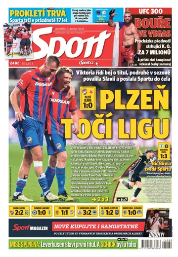 Obálka e-magazínu Sport 15.4.2024