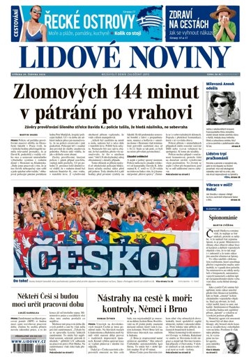 Obálka e-magazínu Lidové noviny 19.6.2024